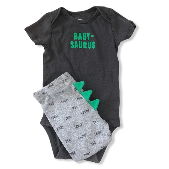 Carter's Other - ✨ 3/$15 Carters Matching Dino Set